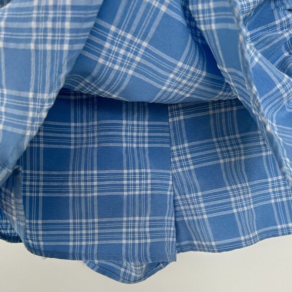 Plaid Blue Skort - Picture 3 of 12